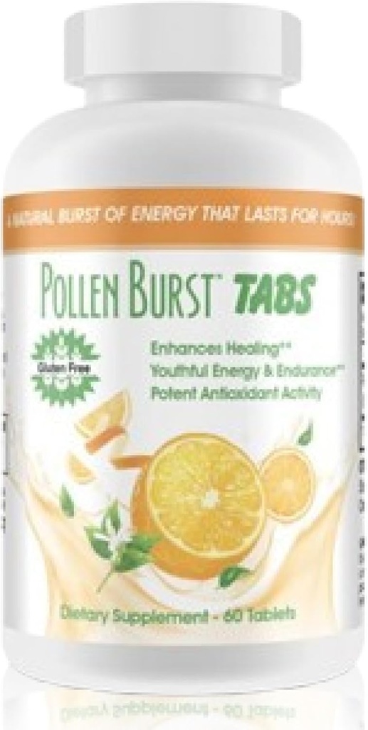 Youngevity Pollen BurstTM Tabs - Bio Allergiker Nährstoff Extrakte aus reiner Blume Pollen - Ehemals Projoba Polbax Energy & Endurance - 60 Tabletten