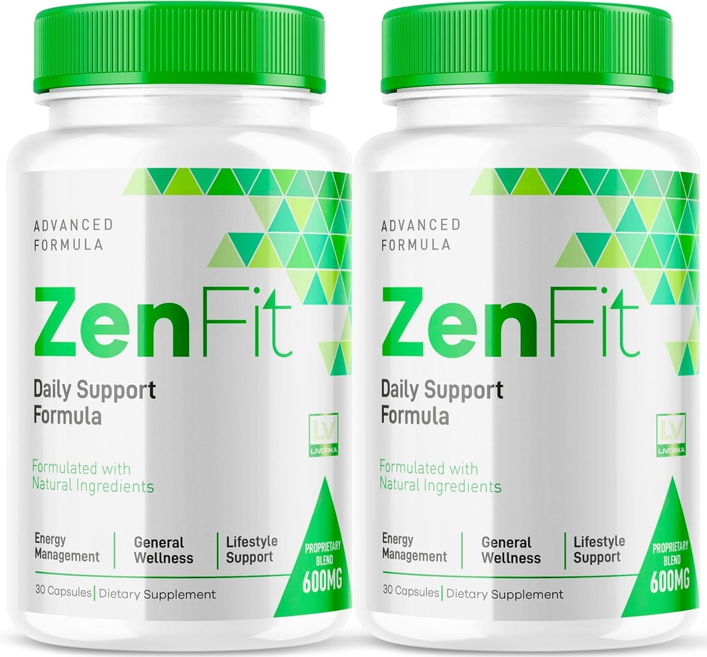(2 Pack) Capsule Zenfit, Integratore Zenfit, Pillole Zenfit, Integratori Naturali Zenfit, ZenFit, Zenfit Advanced Formula, 60 Capsule per 2 Mesi