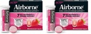 Airborne 1000mg Vitamin C mit Vitamin D & Zinc, Sugar Free Multivitamin Immun Support Supplement, Antioxidantien Vitamine A C & Vitamin E, 30 Brausetabletten, Sehr Berry Flavor (Pack von 2)