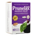 Prunelax Ciruelax Comprimés Laxatifs Maximum Relief avec Senna Naturel pour Constipation Occasionnelle, Extrait de Senna, Vegan & Sans Gluten, Relief de Nuit Douce - 60ct