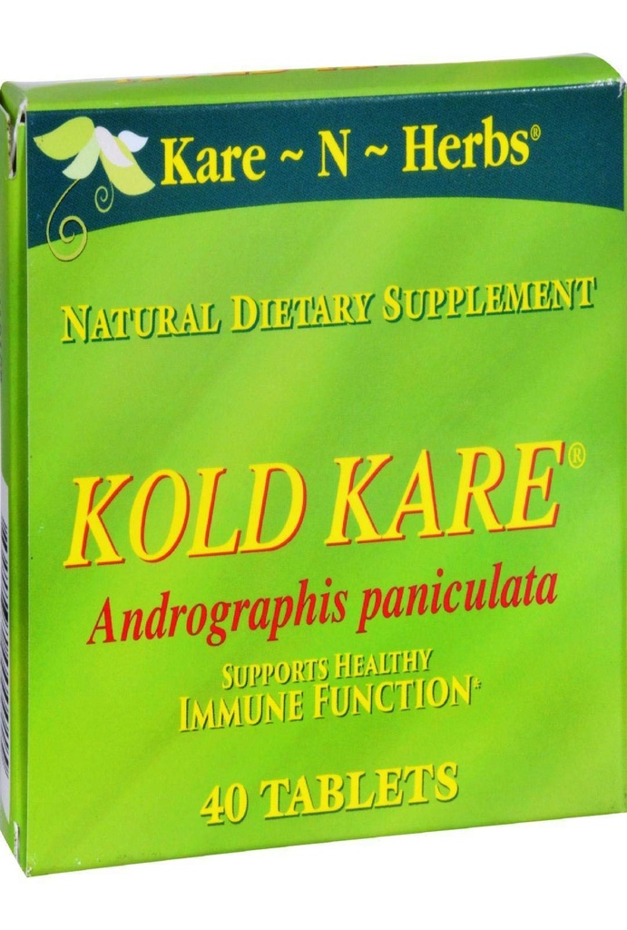 Kold Kare Daily Immune Health Function, 40 Count | Effektiv gegen Kälte, Sinus, Allergie Symptome | Non-Habit Forming | Keine Nebenwirkungen