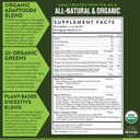 TruWild Greens Superfood Juice Powder, avec 22+ Verts et anti-oxydants, Immune naturelle, Stress, Poudre de soutien de digestion, 90 portions, 3 pack
