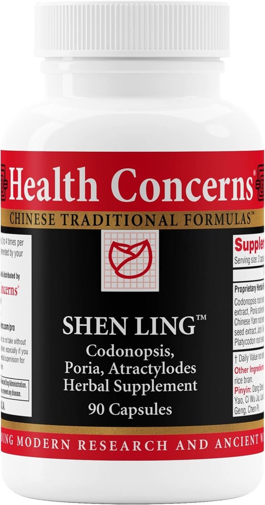 Gesundheitsbelange Shen Ling – Verdauungshilfe & Upset Stomach Relief – Bloating, Diarrhea & Loose Hocker Relief – Traditionelle chinesische Medizin – Kräuterformel – 90 Kapseln