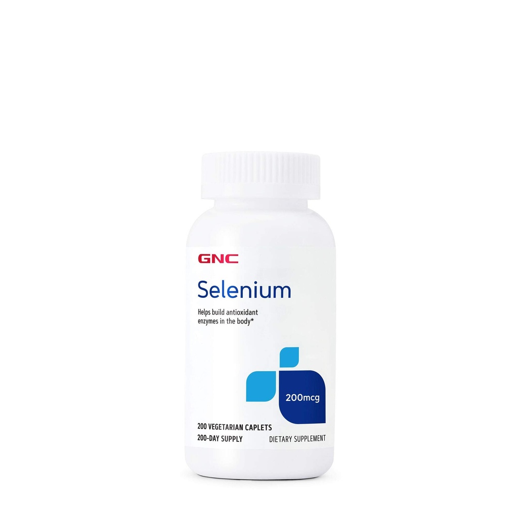 GNC Selen 200mcg Essential Mineral, 200 Tabletten