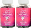 Joyce Giraud Ultimate Beauty Gummies, 60 jours d'approvisionnement, soutient l'hydratation de la peau et son ton santé de la peau, 180 Gummies