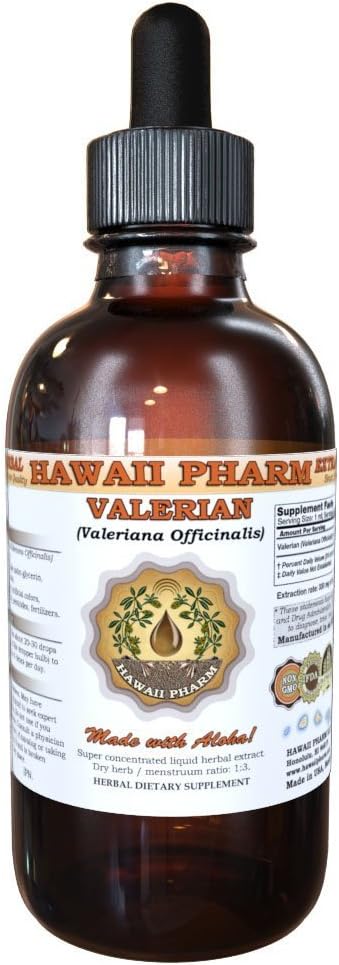 HawaiiPharm Valerian (Valeriana Officinalis) Wurzelflüssigkeit Extrakt 2 fl.oz