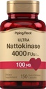 Piping Rock Nattokinase Supplement 4000 FU | 100mg | 150 Capsules | Non-GMO, Gluten Free