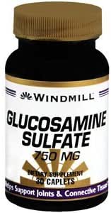 Moulin à vent GLUCOSAMINE SULFATE 750MG 30 Capsules
