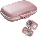 1Pack Travel Pill Organizer, 8 scomparti Portatile Pillola Case, Piccolo Pillola Box per Pocket Purse Portable Medicine