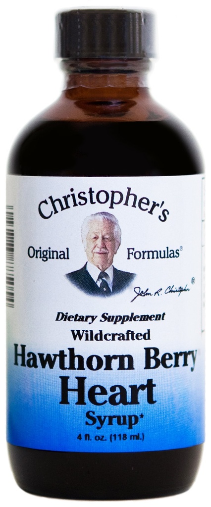 Formules originales du Dr Christopher Hawthorn Berry Heart Sirop, 4 Once