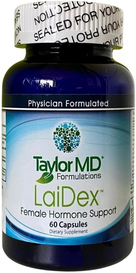 LaiDex Rxtm - Equilibrio dell'ormone - Supplemento di bilanciamento dell'ormone femminile – Miscela di erbe e pianta - Metabolismo dell'ormone dell'equilibrio – Supporto alimentare, Maglioni notturni, periodi irregolari e altro ancora.