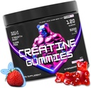 Gommies créatine avec L-Carnitine pour les hommes et les femmes - 5g Créatine Monohydrate par servage