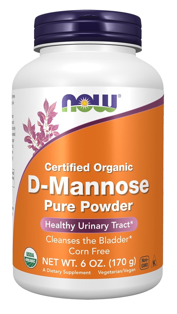 Ora alimenti D-Mannose polvere, 6 once (pacchetto di 2)