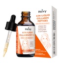 Collagène liquide Heivy pour les femmes, Biotine liquide et collagène pour la peau radiante, la croissance des cheveux, les ongles forts, le soutien articulaire, 20500 mcg 4-en-1 Gouttes de collagène, Absorption avancée, Arôme framboise- 2 FL OZ