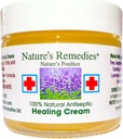 "100% Natürliche antiseptische Heilcreme" heilt und lindert infizierte Haut, Bed Sores, Druck Sores, Wounds, schmerzhafte Ulcers, Juckreiz, Scrapes, Rashes, Cuts, Burns, Poison Ivy, Eczema, Psoriasis 2 Unze