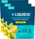 Liquid I.V.® Hydration Multiplier - Lemon Lime | Elektrolytpulver Getränke Mix | 3 Pack (48 Portionen)