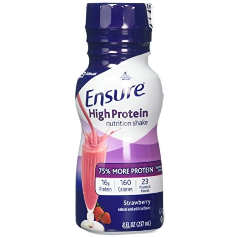 Vergewissern Sie sich High Protein Nutrition Shake, Strawberry, 6 Count