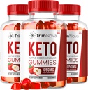 LIVORKA (3 Pack) TrimNova Keto ACV Gummies, TrimNova Gummies, TrimNova Keto, TrimNova Keto ACV Gummies, TrimNova Keto Formula, TrimNova Keto ACV Gummies 1050MG, 180 Gummies für 3 Monate.