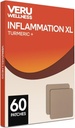 Veru Wellness Inflammation XL Patchs curcuma - Formule quotidienne complète non ingérable, formule quotidienne complète étanche ( 60 jours)