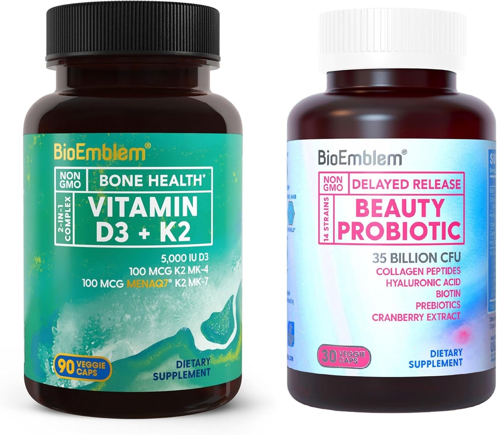 BioEmblem Beauté Probiotiques Vitamine D3 K2