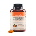 NatureWise Turmeric Curcumin 500mg mit schwarzen Pfeffer Weichgelen - Extra Strength, Enhanced Absorption - 95% Curcuminoids & BioPerine für Immununterstützung - Glutenfrei, Non-GMO - 90 Count[3-Monatsversorgung]