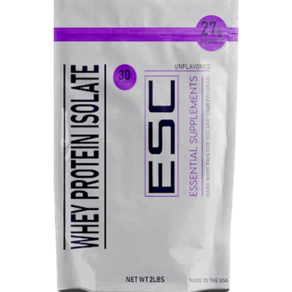 Isolation pure de protéines de lactosérum non aromatisées - 27g de protéines par portion - Supplément protéinique polyvalente