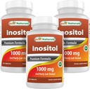 Meilleur Inositol naturel 1000 mg 120 comprimés (120 Nombre (paquet de 1)) (120 Nombre (paquet de 3))
