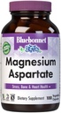 Bluebonnet Nutrition Magnesium Aspartate, Stress Relief*, Bone Health*, Heart Health*, Non-GMO, Vegan, Kosher Certified, Gluten-Free, Soy-Free, Dairy-Free, 100 Vegetable Capsules, 50 Servings