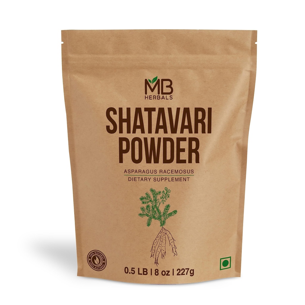 MB Kräuter reines Shatavari Pulver 227 Gramm | 8 oz | 100% reine Spargel racemosus