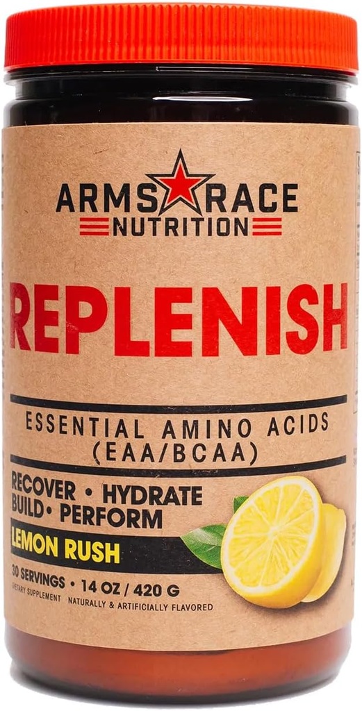 Arms Race Nutrition Replenish Essential Amino Acids (EAA/BCAA) 30 Servietten (Lemon Rush)