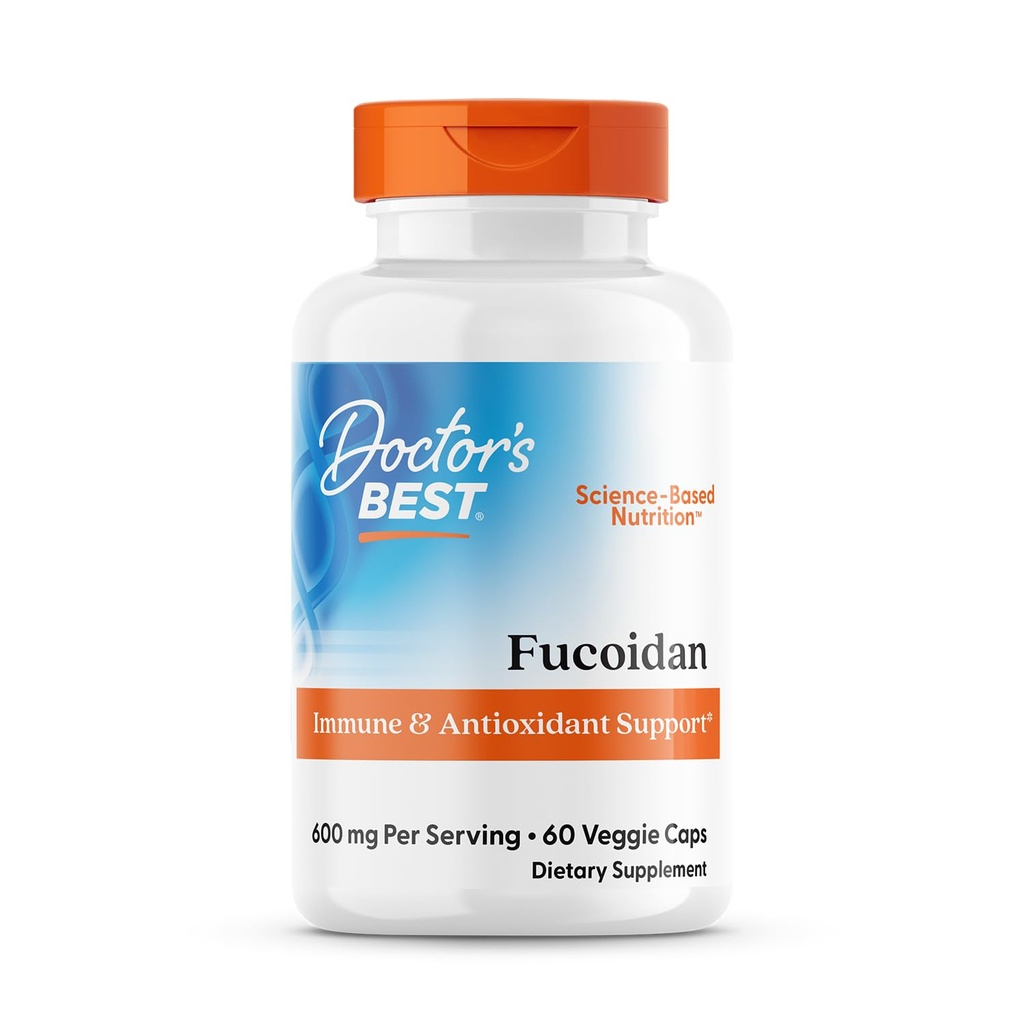 Beste Fucoidan 70%, Non-GMO, Vegan, Glutenfrei, 60 Graf