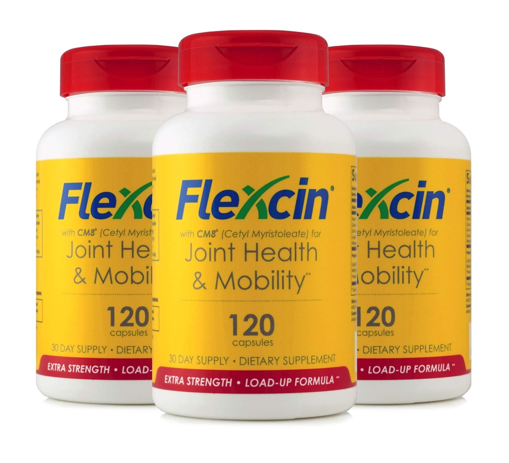 Flexcin Aufladen Formel mit CM8-3 Pack (360 Kapseln)