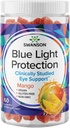 Swanson Mango Lutein und Zeaxanthin Blue Light Protection Gummis - 60 Gummis - Vegan Vision Supplement für Retina und Macular Health