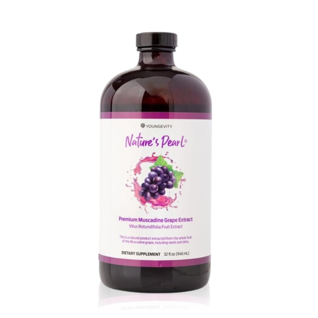 Youngevity Nature's Pearl Premium Muscadine Trauben Extrakt Kräuterergänzung Gluten kostenlos