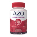 AZO Cranberry Urinary Tract Health Gummies Dietary Supplement, 2 Gummies = 1 verre de jus de canneberge, aide à nettoyer et protéger, saveur naturelle Berrylicious, non-OGM, 72 Gummies