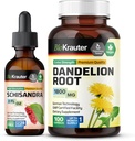BIO KRAUTER Schisandra Tincture 2 Fl. Oz. & Dandelion 100 Capsule