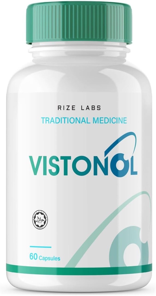 Rize labs Vistonol Vision Supplemento, capsule All-Natural per il rapido miglioramento della salute della visione e migliore capacità di messa a fuoco, per supportare le funzioni di occhio sano (60 capsule)