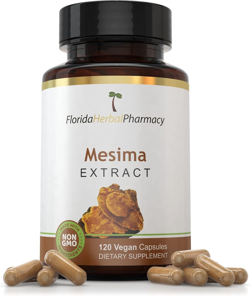 Florida Kräuter Apotheke, Mesima Extrakt Ergänzung Kapseln 10:1 (120 Kapseln) 500 mg pro Kapsel, 1000 mg Servieren