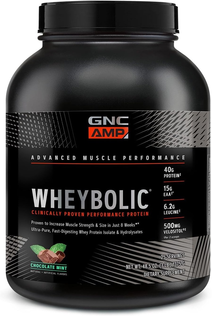 GNC AMP Wheybolic - Schokoladenminze (25 Servierungen)
