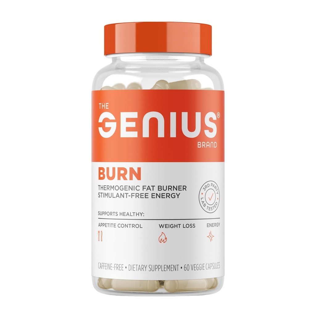 Bruciatore grasso termogenico, 60 pillole di dieta Veggie - Supplemento perdita di peso & Metabolismo, Appetite Suppressant & Energy Booster - Focus Nootropic senza caffeina & Brain Boost - Ashwagandha & TeaCrine