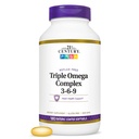 Triple Omega Complex 3 6 9 Enteric Coated Softgels, 180 Count Bottle (22875)