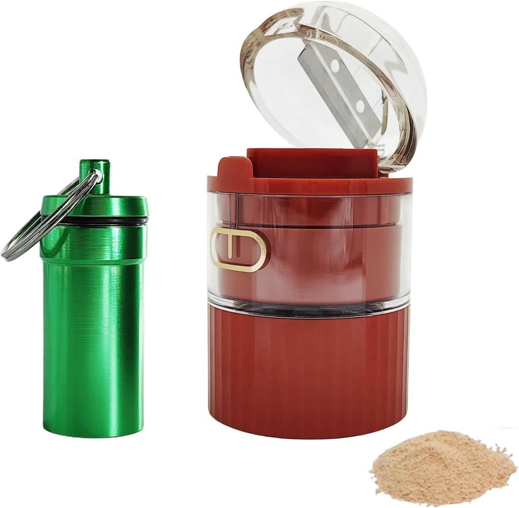 Cutter e Grinder Premium Pill Crusher per polvere fine Perfetto per i medicinali Animali Facile da usare Smasher con tazza rimovibile Ideale per i medicinali Pastillas Moledor efficiente per la gestione quotidiana della medicina