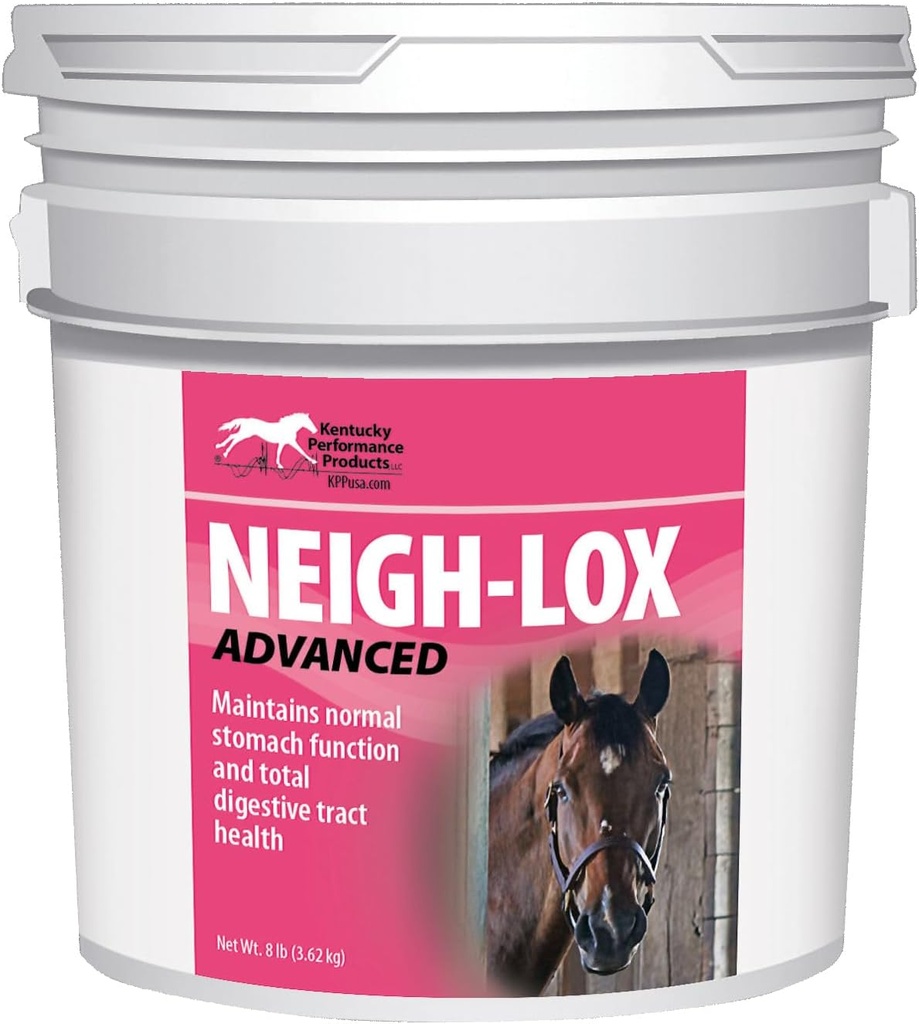 KENTUCKY PERFORMANCE PROD 0443 Neigh-Lox Advanced Digestive Supplement für Pferde, 8 lb