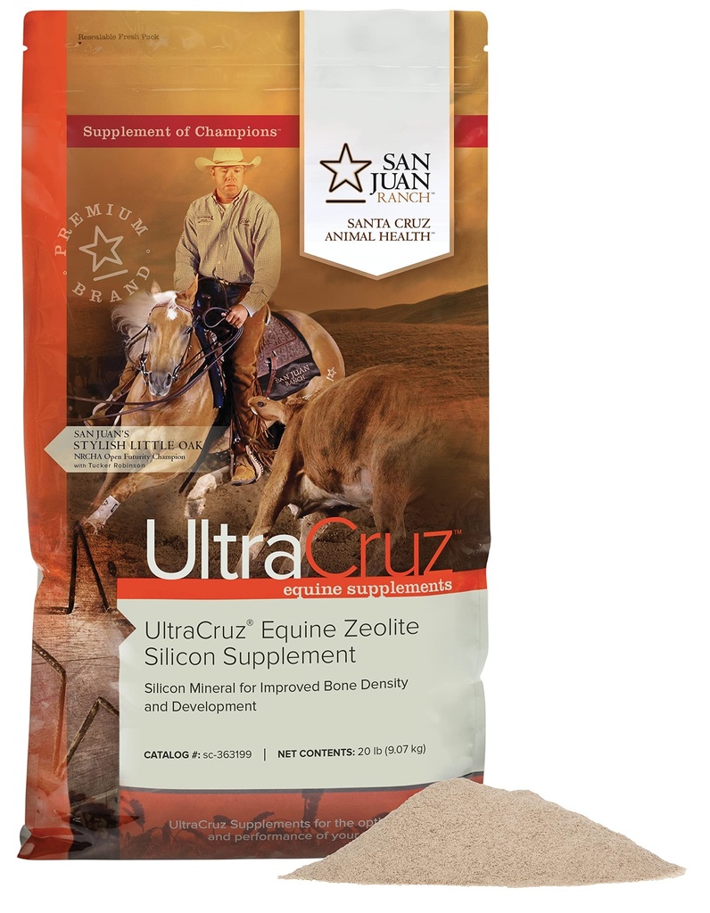 UltraCruz® Equine Zeolite Silicon Supplemento, 20 lb
