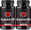 rize labs - Gladiator Capsules - Leistungsergänzung für Männer, maximale Kraftunterstützung für Muskelwachstum (120 Kapseln)