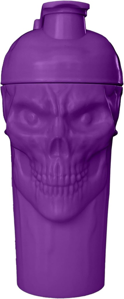 JNX SPORTS The Curse! Skull Shaker Bottiglia, 24-Ounce, Grape Edizione Limitata, Miscelatore Supplemento con Top Loop Classic