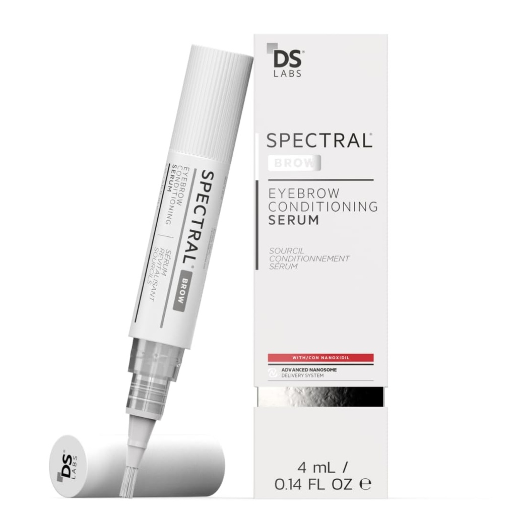 DS Labs Spectral. BROW Augenbrauen Conditioning Serum - Unterstützt Fuller, Thicker, Blick Brows, mit Nanoxidil, Retinol & Hyaluronsäure, Parabenfrei, Sulfatfrei, Cruelty Free