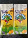 CHERIFER Forte Syrup w/Taurine & Double Chlorella Wachstumsfaktor + Zink 120ml (Pack mit 2 Flaschen)