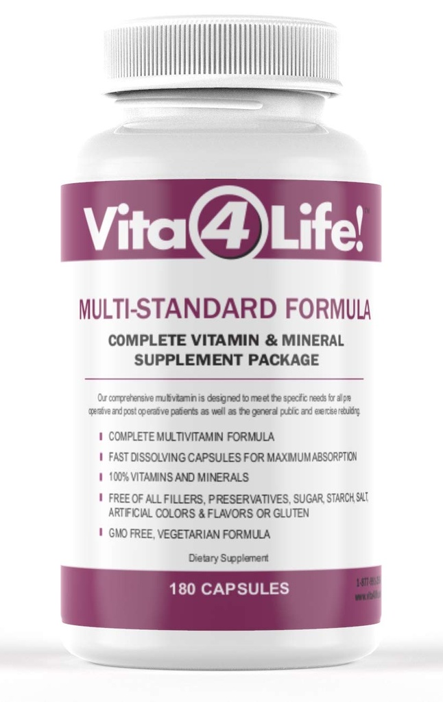 Multivitaminici Bariatrici, Formula Multi-Standard – 180 Conte