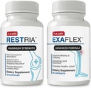 N-Labs Joint Support & Sleep Aid Combo – ExaFlex mit Boswellia Extract und Bromelain für Joint Support + Restria mit Lanconone Kräutermischung und Schlafformel für Nacht-Entspannung